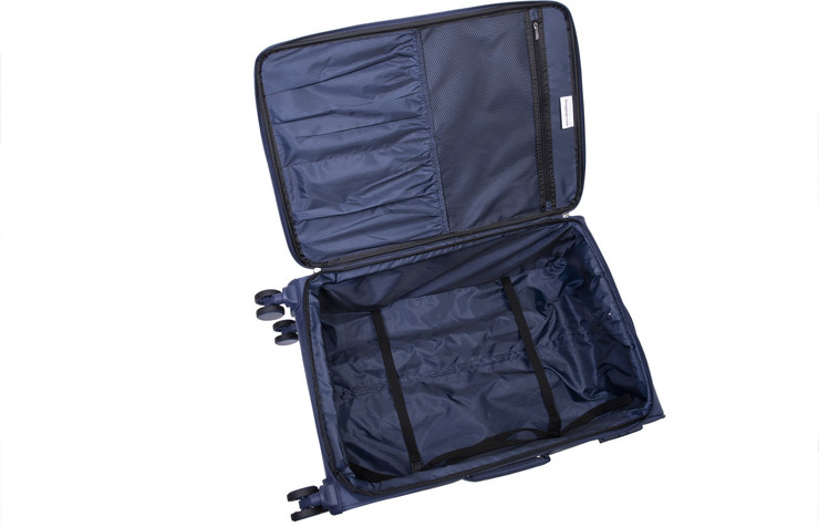 סט מזוודות בד קלות 3 יח' 30/25/20 מבית IT Luggage דגם Lustrous Luxe בצבע כחול